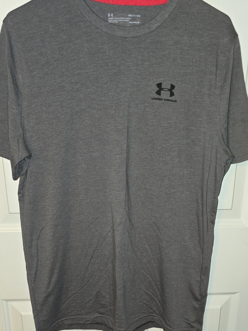 Under Armour Men's Dark Gray Short Sleeve Athletic Tee